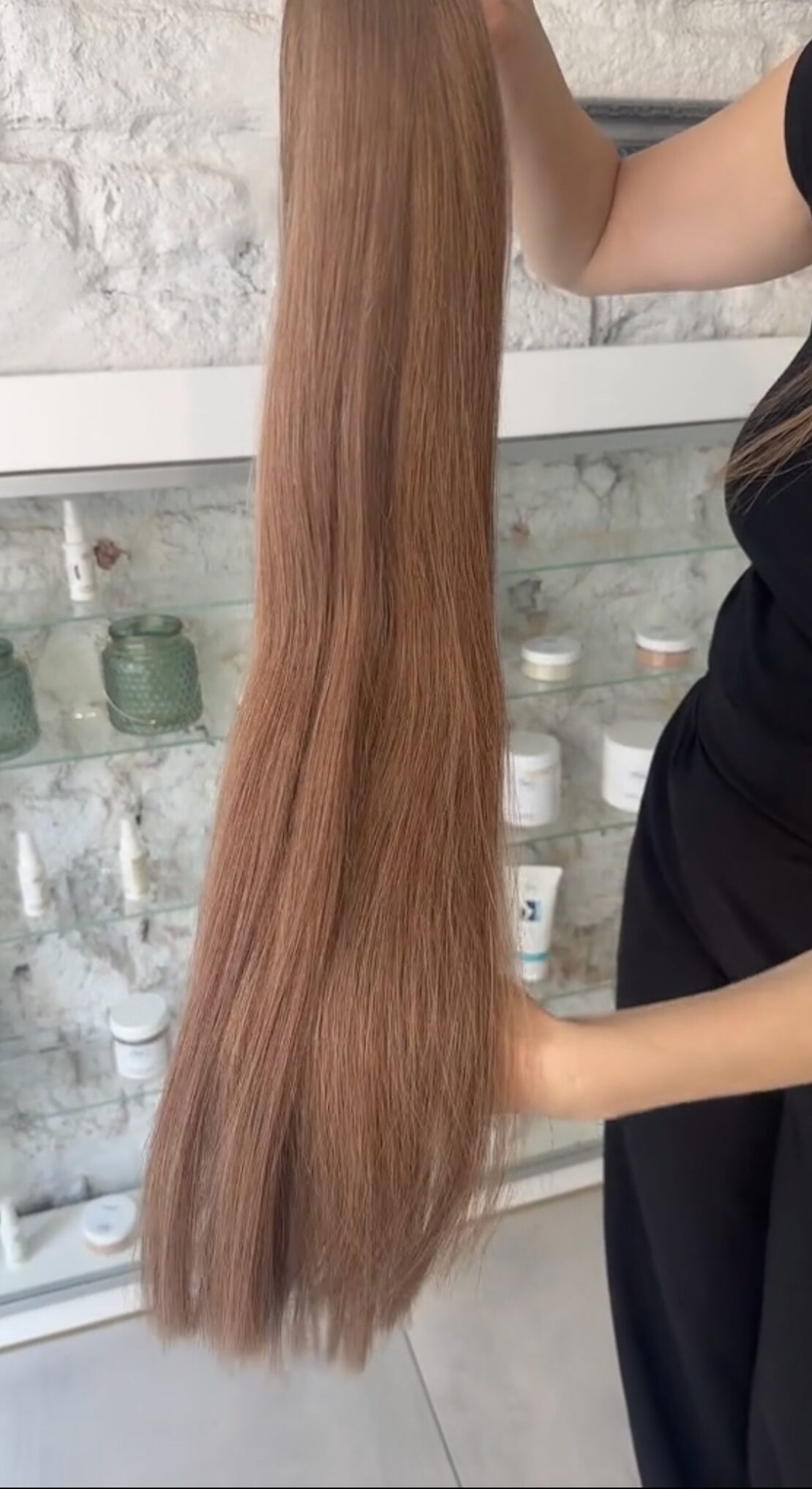 70 cm włosy viemny blond